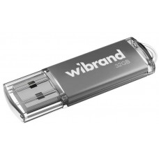 Флеш накопитель USB 32Gb Wibrand Cougar, Silver, USB 2.0 (WI2.0/CU32P1S)