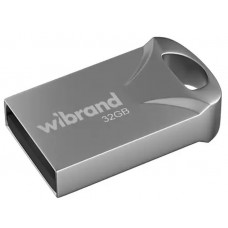 Флеш накопитель USB 32Gb Wibrand Hawk, Silver, USB 2.0 (WI2.0/HA32M1S)