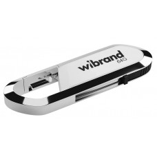 Флеш накопичувач USB 64Gb Wibrand Aligator, White, USB 2.0 (WI2.0/AL64U7W)