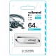 Флеш накопичувач USB 64Gb Wibrand Aligator, White, USB 2.0 (WI2.0/AL64U7W)