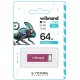 Флеш накопичувач USB 64Gb Wibrand Chameleon, Pink, USB 2.0 (WI2.0/CH64U6P)