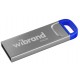 Флеш накопичувач USB 64Gb Wibrand Falcon, Silver/Blue, USB 2.0 (WI2.0/FA64U7U)