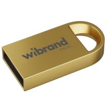 Флеш накопичувач USB 64Gb Wibrand Lynx, Gold, USB 2.0 (WI2.0/LY64M2G)