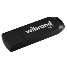 Флеш накопичувач USB 64Gb Wibrand Mink, Black, USB 2.0 (WI2.0/MI64P4B)