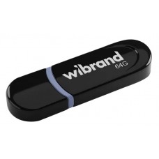 Флеш накопичувач USB 64Gb Wibrand Panther, Black, USB 2.0 (WI2.0/PA64P2B)