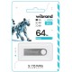 Флеш накопичувач USB 64Gb Wibrand Puma, Silver, USB 2.0 (WI2.0/PU64U1S)