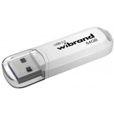 Флеш накопичувач USB 64Gb Wibrand Marten, White, USB 3.2 Gen 1 (WI3.2/MA64P10W)