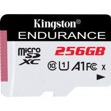 Карта памяти microSDXC, 256Gb, Kingston High Endurance, без адаптера (SDCE/256GB)