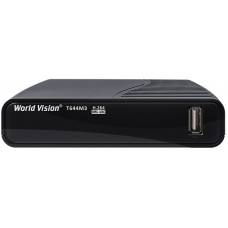 TV-тюнер зовнішній автономний World Vision Т644M3 FM, Black, H.264, AC3. DolbyDigital, DVB-T2/T/C, FM тюнер, IPTV, DLNA, Stalker