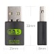 Сетевой адаптер USB 2.0 Fenvi WD-4510AC, Black