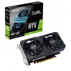 Відеокарта GeForce RTX 3050, Asus, DUAL V2, 8Gb GDDR6 (DUAL-RTX3050-8G-V2)