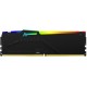 Память 16Gb DDR5, 6000 MHz, Kingston Fury Beast RGB (XMP), Black (KF560C30BBA-16)