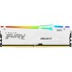 Пам'ять 16Gb DDR5, 6000 MHz, Kingston Fury Beast RGB (EXPO), White (KF560C30BWEA-16)