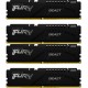Память 32Gb x 4 (128Gb Kit) DDR5, 5600 MHz, Kingston Fury Beast (XMP), Black (KF556C40BBK4-128)
