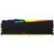 Память 32Gb x 4 (128Gb Kit) DDR5, 5600 MHz, Kingston Fury Beast RGB (XMP), Black (KF556C40BBAK4-128)