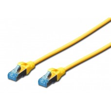 Патч-корд 5 м, SF/UTP, Yellow, Digitus, литий, RJ45, кат.5e, мідь (DK-1531-050/Y)