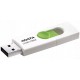 Флеш накопитель USB 256Gb ADATA UV320, White/Green, USB 3.2 Gen 1 (AUV320-256G-RWHGN)