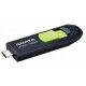 Флеш накопитель USB 128Gb ADATA UC300, Black/Green, Type-C 3.2 Gen 1 (ACHO-UC300-128G-RBK/GN)