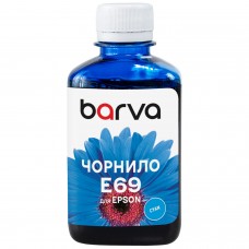 Чернила Barva Epson T6932/T6942/T40D24/T41F24, Cyan, 180 мл, пигментные (E69-941)