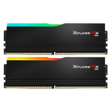 Память 32Gb x 2 (64Gb Kit) DDR5, 6000 MHz, G.Skill Ripjaws M5 RGB, Black (F5-6000J3040G32GX2-RM5RK)