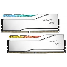 Пам'ять 16Gb x 2 (32Gb Kit) DDR5, 6400 MHz, G.Skill Trident Z5 Royal, Silver (F5-6400J3239G16GX2-TR5S)