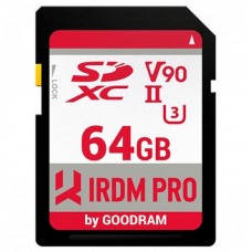 Карта памяти SDXC, 64Gb, Goodram IRDM PRO S9B0 (IRP-S9B0-0640R11)