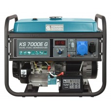 Газобензиновий генератор Konner&Sohnen KS 7000E G, Black/Blue