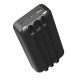 Универсальная мобильная батарея 20000 mAh, Aspor A316 Fast Charge, Black, (QC+PD) 22.5W