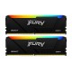 Память 16Gb x 2 (32Gb Kit) DDR4, 2666 MHz, Kingston Fury Beast RGB, Black (KF426C16BB12AK2/32)