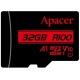 Карта памяти microSDHC, 32Gb, Apacer R100, без адаптера (AP32GMCSH10UB-RA)