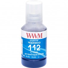 Чорнило WWM Epson 112, Cyan, 140 мл, пігментне (E112CP)