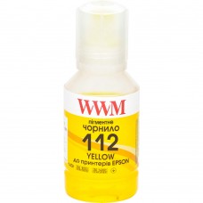 Чернила WWM Epson 112, Yellow, 140 мл, пигментные (E112YP)