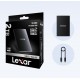 Зовнішній накопичувач SSD, 512Gb, Lexar SL500, Black, Type-C 3.2 Gen2x2 (LSL500X512G-RNBNG)