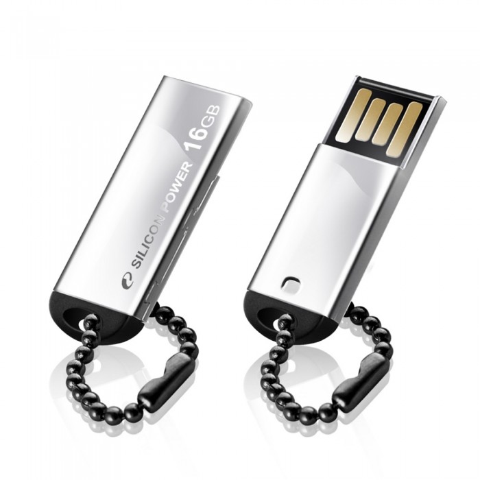 USB Flash Drive 16Gb Silicon Power Touch 830 Silver / 16,5/14,9Mbps / SP016GBUF2830V3S