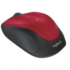 Мышь Logitech M235, Red/Black, USB, беспроводная, оптическая, 1000 dpi, 3 кнопки, 1xAA (910-002496)