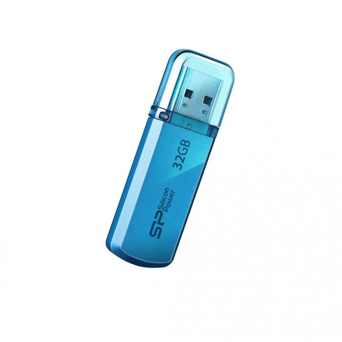 USB Flash Drive 32Gb Silicon Power Helios 101 Blue / 20/10Mbps / SP032GBUF2101V1B