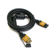 Кабель HDMI - HDMI 15 м Atcom Black/Red, V1.4, позолочені конектори (14950)