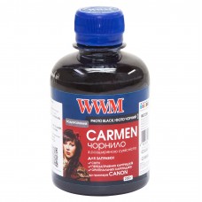 Чернила WWM Canon CARMEN, Photo Black, 200 мл, водорастворимые, универсальные (CU/PB)