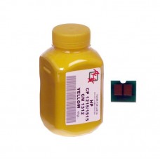 Тонер + чіп HP CLJ CP1215/1515, CM1312, Yellow, 40 г, AHK (1500160)