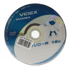 Диск DVD-R 10 Videx Mamba, 4.7Gb, 16x, Bulk Box