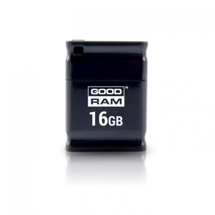 USB Flash Drive 16Gb Goodram Piccolo Black / 16/9Mbps / UPI2-0160K0R11