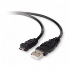 Кабель USB 2.0 - 1.8 м AM/Micro 5P Atcom чорний