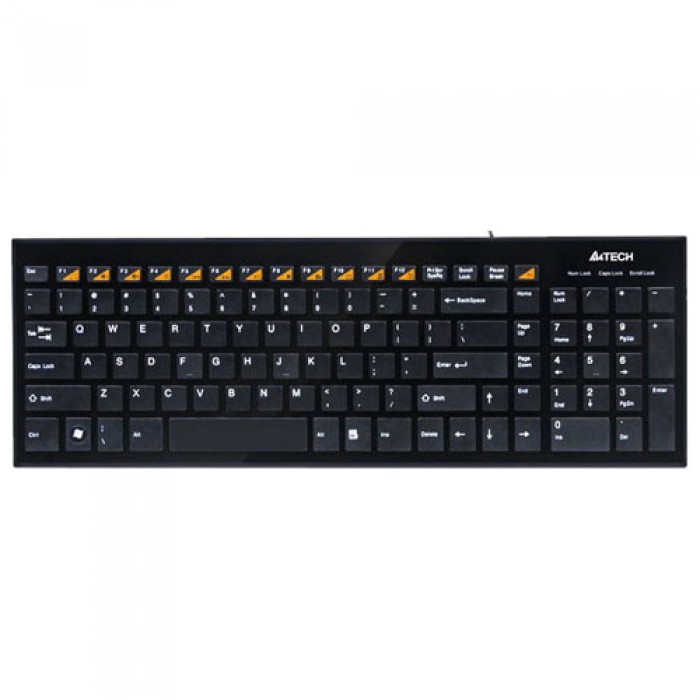 Клавіатура A4tech KX-100 Black, USB