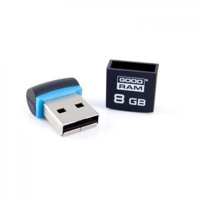 USB Flash Drive 8Gb Goodram Piccolo White / 16/9Mbps / UPI2-0080W0R11