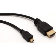 Кабель HDMI - micro HDMI 2 м Atcom Black, v1.4a, Blister (RH-Z1185B)