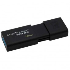 USB 3.0 Flash Drive 16Gb Kingston 100 G3 Black / 32/6Mbps / DT100G3/16GB