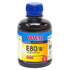 Чернила WWM Epson L800/L805/L810/L850/L1800, Black, 200 мл, водорастворимые (E80/B)