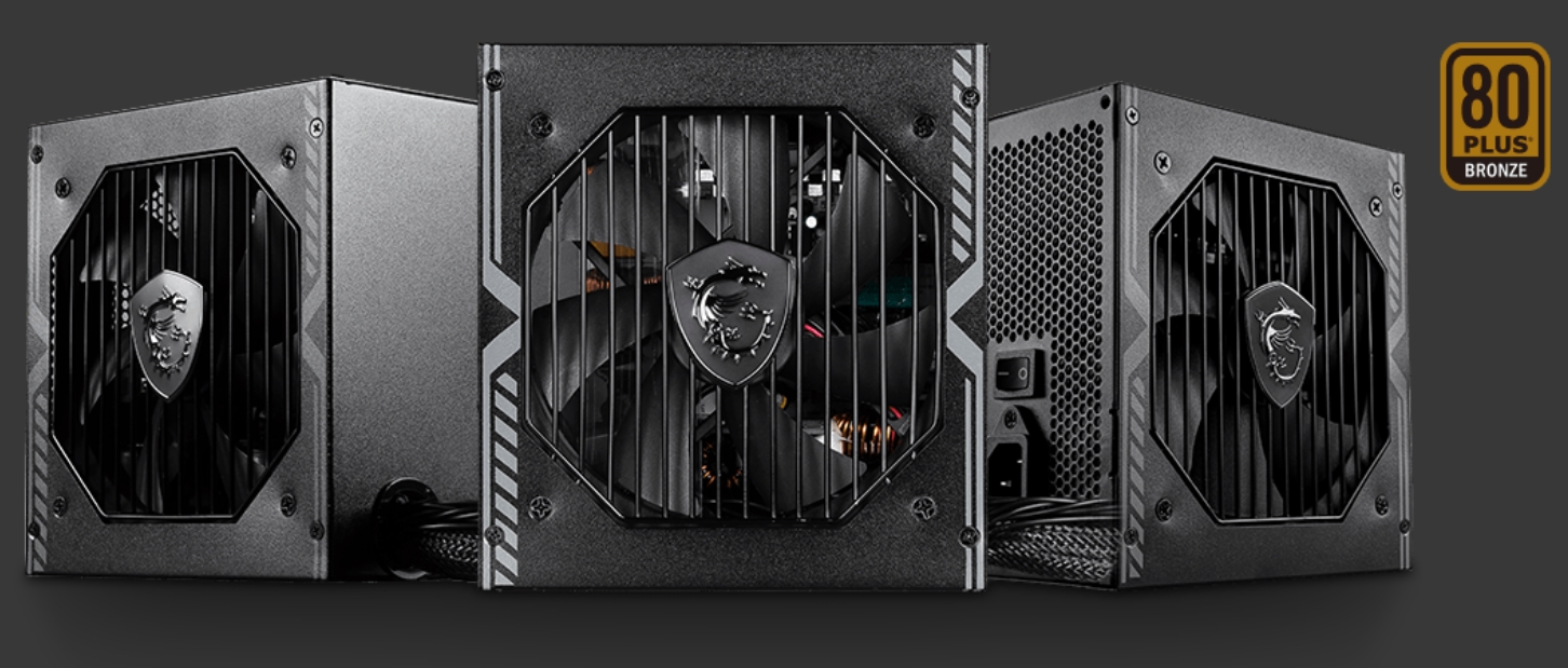 MSI MAG A550BN, Black